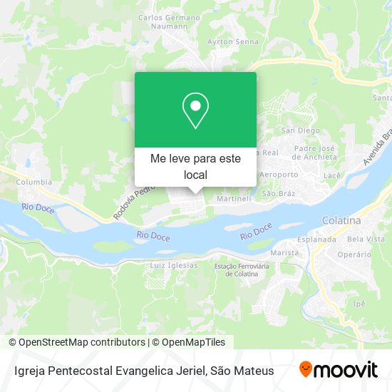Igreja Pentecostal Evangelica Jeriel mapa