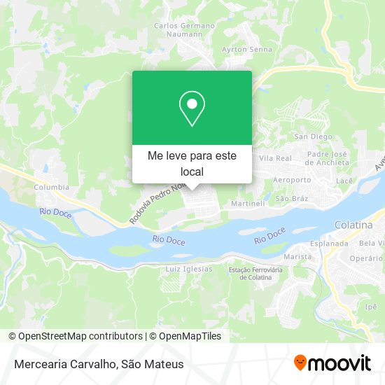 Mercearia Carvalho mapa