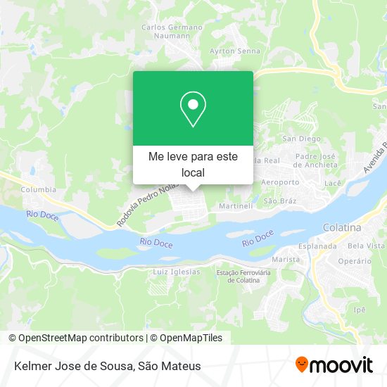 Kelmer Jose de Sousa mapa