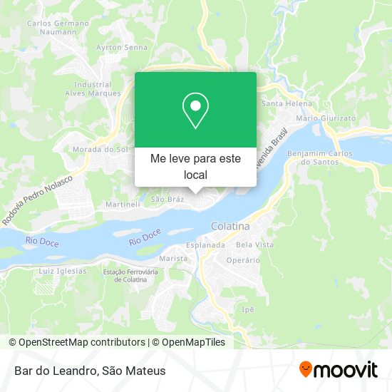 Bar do Leandro mapa