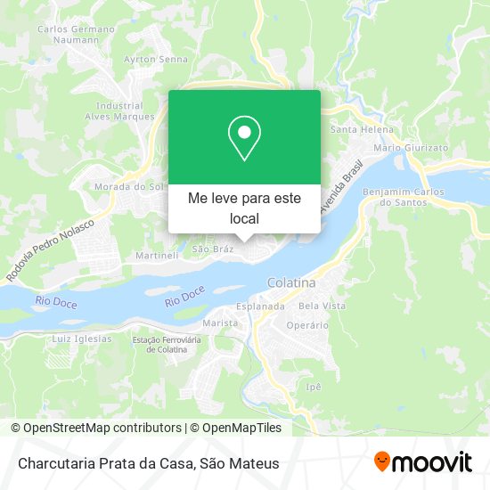 Charcutaria Prata da Casa mapa