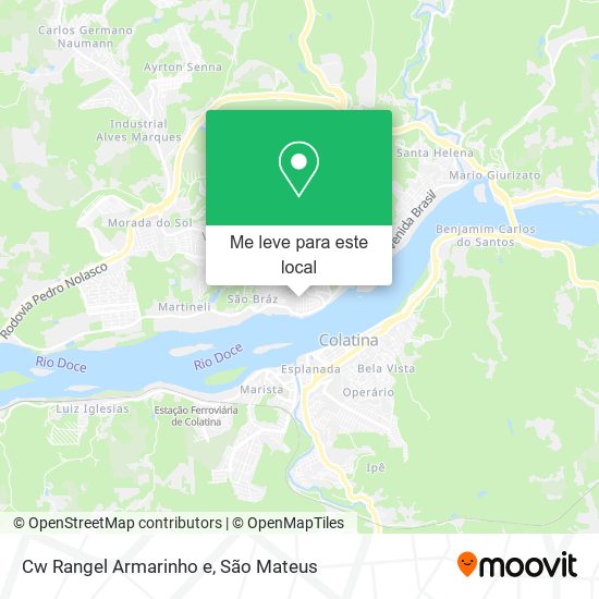 Cw Rangel Armarinho e mapa