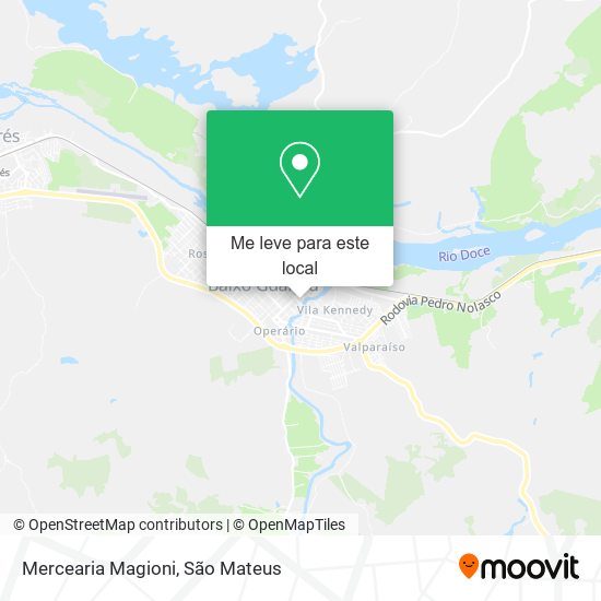 Mercearia Magioni mapa