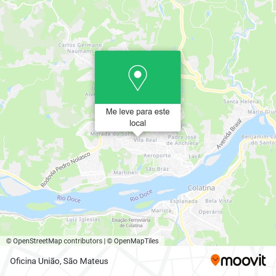 Oficina União mapa