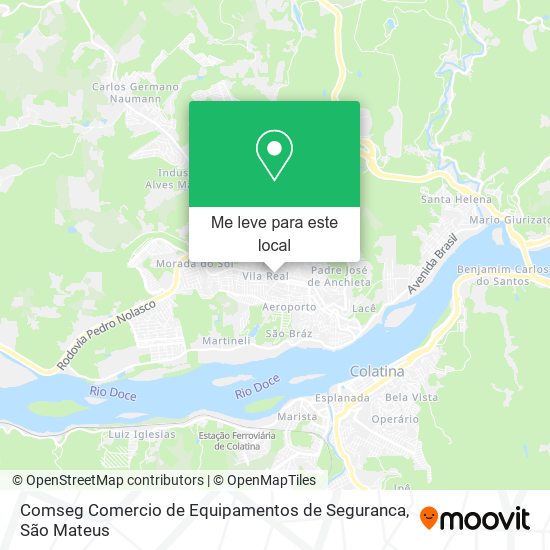 Comseg Comercio de Equipamentos de Seguranca mapa