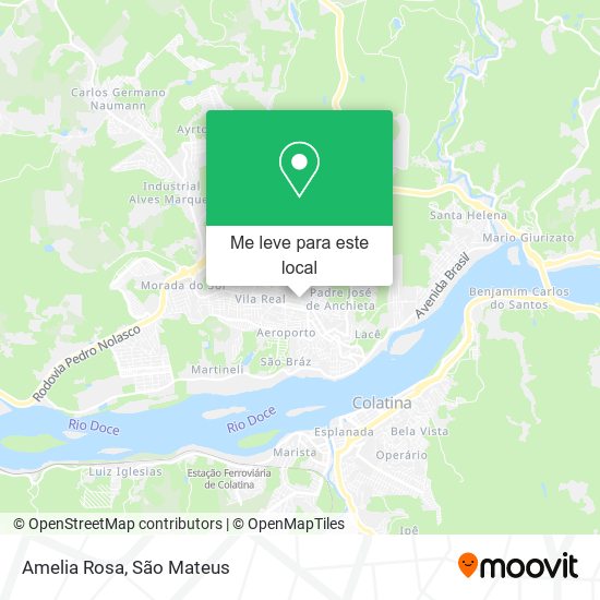 Amelia Rosa mapa