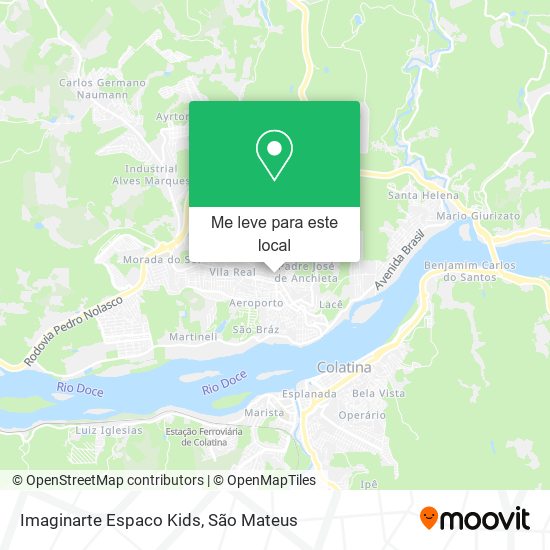 Imaginarte Espaco Kids mapa