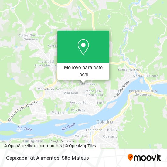 Capixaba Kit Alimentos mapa