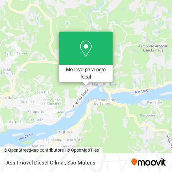 Assitmovel Diesel Gilmar mapa