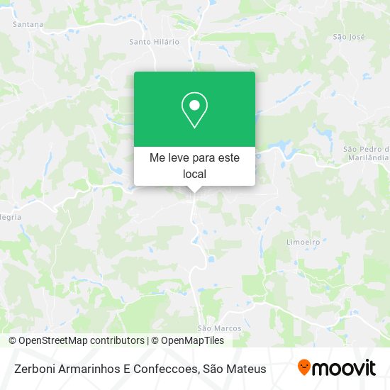 Zerboni Armarinhos E Confeccoes mapa