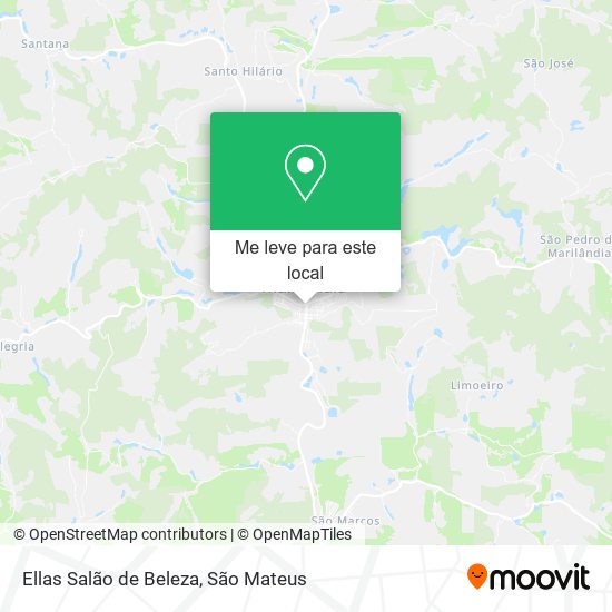 Ellas Salão de Beleza mapa