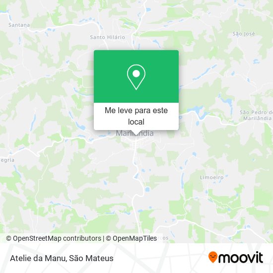 Atelie da Manu mapa