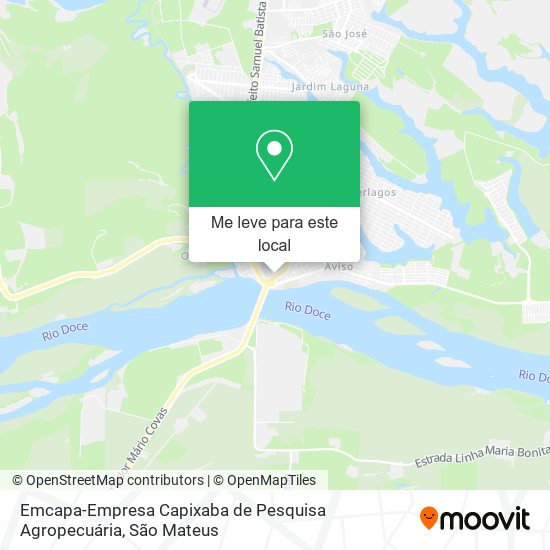 Emcapa-Empresa Capixaba de Pesquisa Agropecuária mapa
