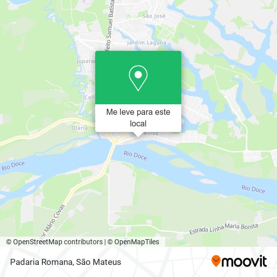 Padaria Romana mapa