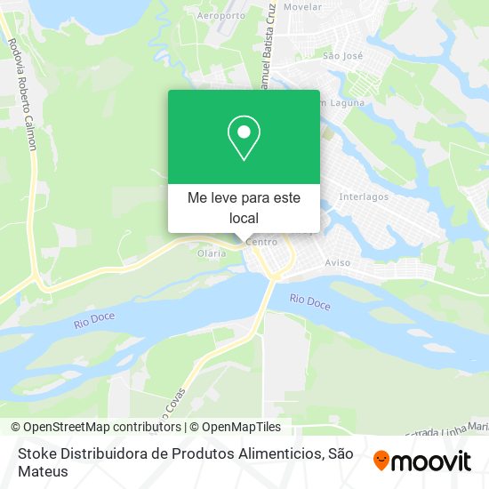 Stoke Distribuidora de Produtos Alimenticios mapa