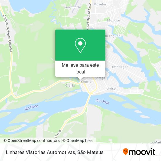 Linhares Vistorias Automotivas mapa