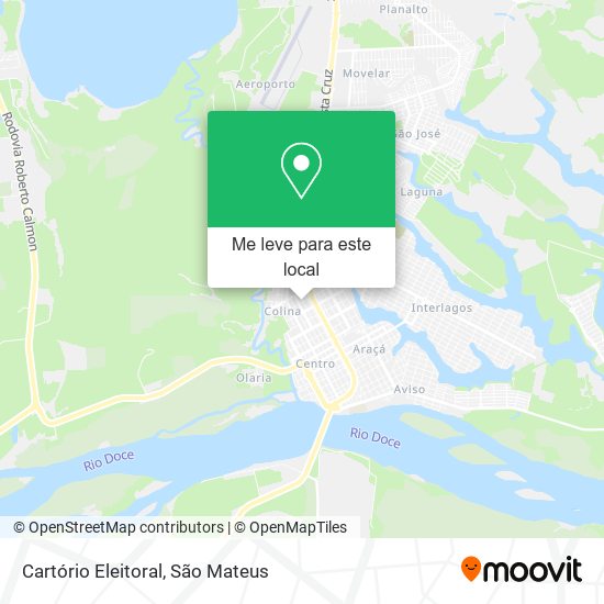 Cartório Eleitoral mapa