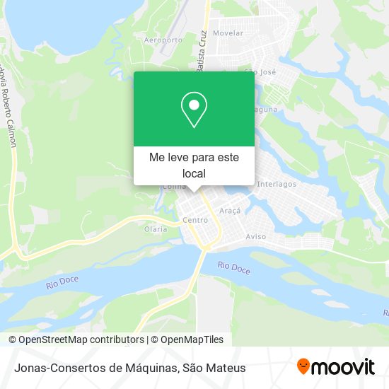 Jonas-Consertos de Máquinas mapa