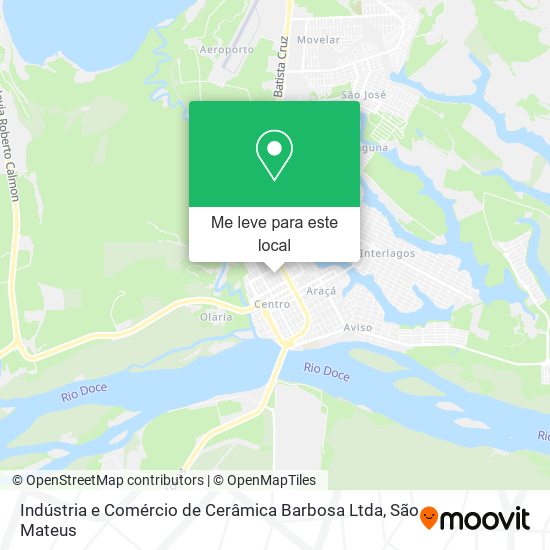 Indústria e Comércio de Cerâmica Barbosa Ltda mapa