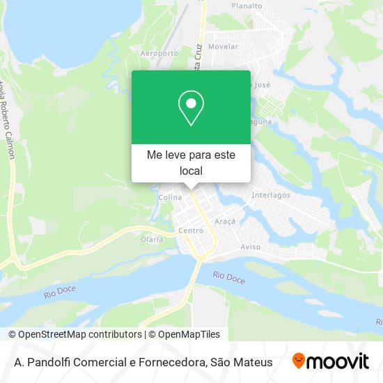 A. Pandolfi Comercial e Fornecedora mapa