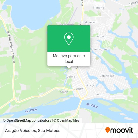 Aragão Veículos mapa