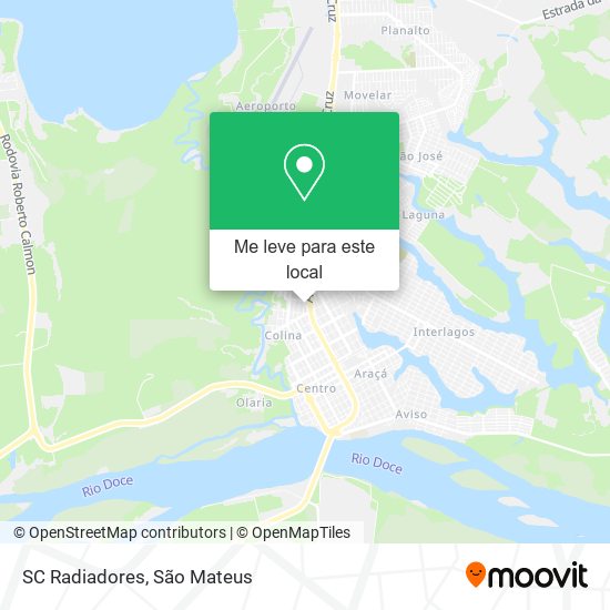 SC Radiadores mapa