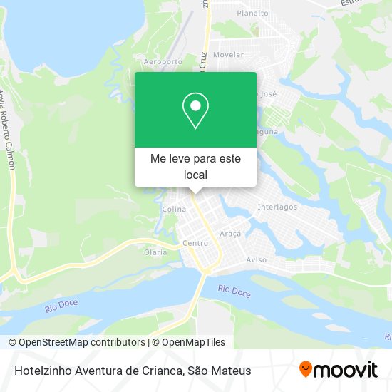 Hotelzinho Aventura de Crianca mapa