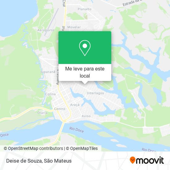 Deise de Souza mapa