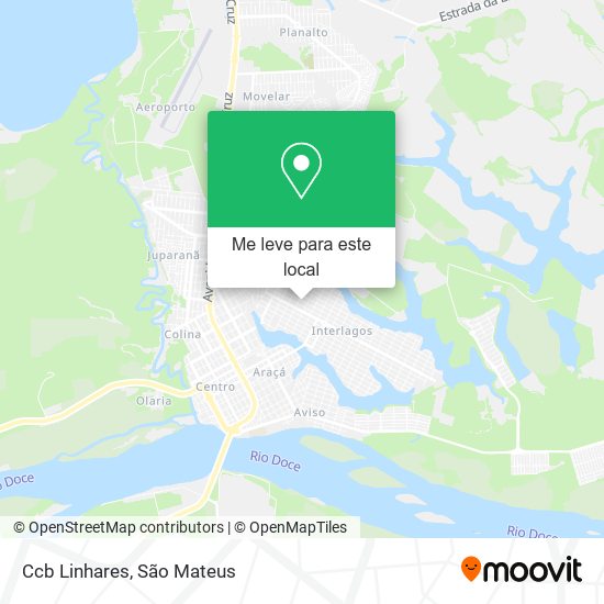 Ccb Linhares mapa