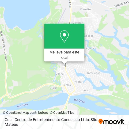 Cec - Centro de Entretenimento Conceicao Ltda mapa
