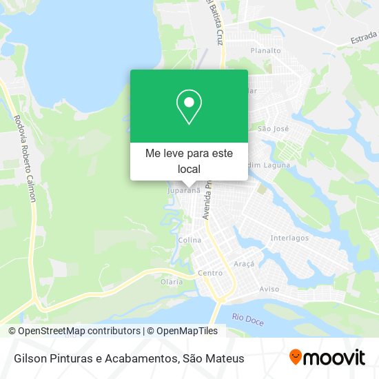 Gilson Pinturas e Acabamentos mapa