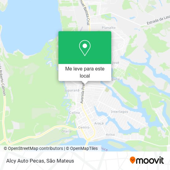 Alcy Auto Pecas mapa