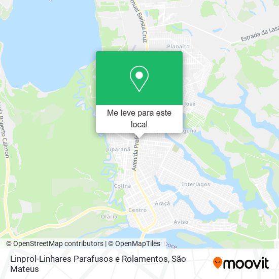 Linprol-Linhares Parafusos e Rolamentos mapa