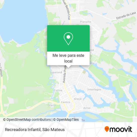 Recreadora Infantil mapa