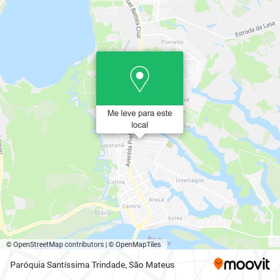 Paróquia Santíssima Trindade mapa