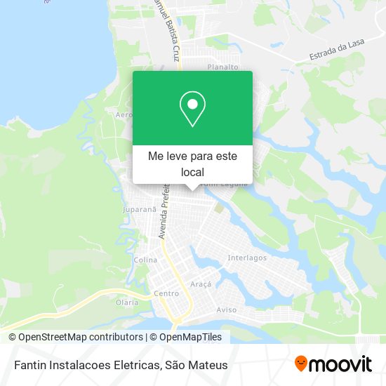 Fantin Instalacoes Eletricas mapa