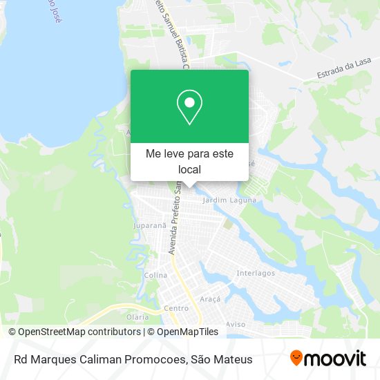 Rd Marques Caliman Promocoes mapa