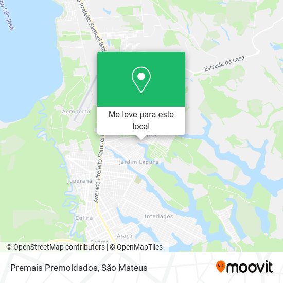 Premais Premoldados mapa