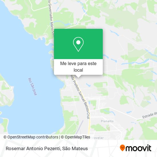 Rosemar Antonio Pezenti mapa