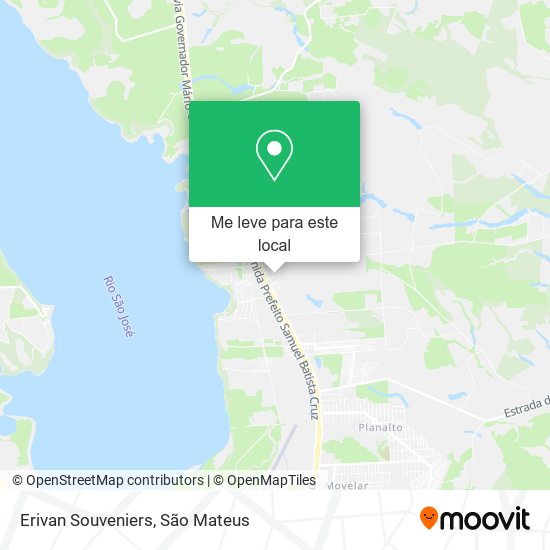 Erivan Souveniers mapa