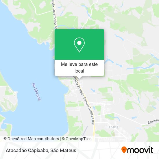 Atacadao Capixaba mapa