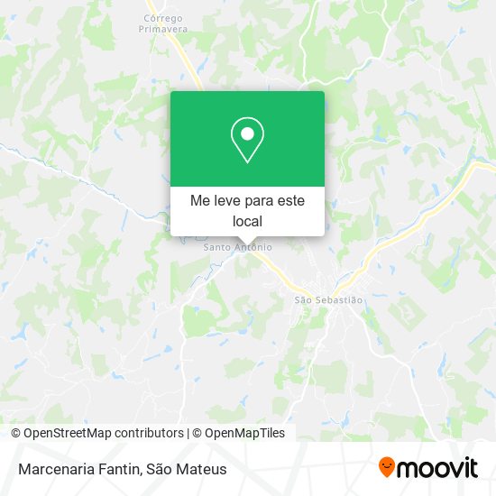 Marcenaria Fantin mapa