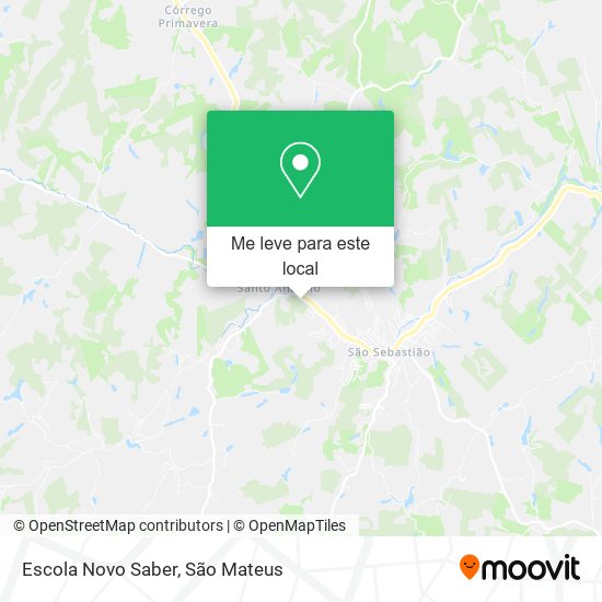 Escola Novo Saber mapa