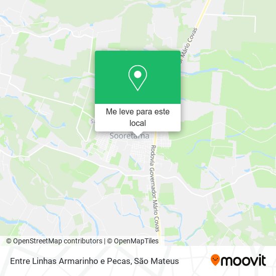 Entre Linhas Armarinho e Pecas mapa
