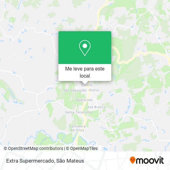 Extra Supermercado mapa