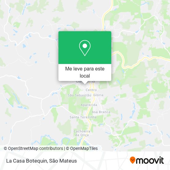 La Casa Botequin mapa