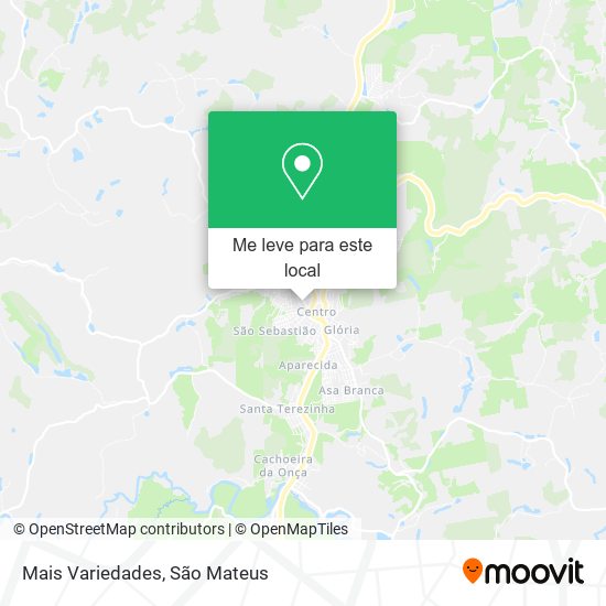 Mais Variedades mapa