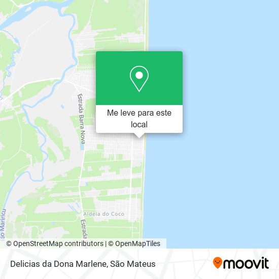 Delicias da Dona Marlene mapa