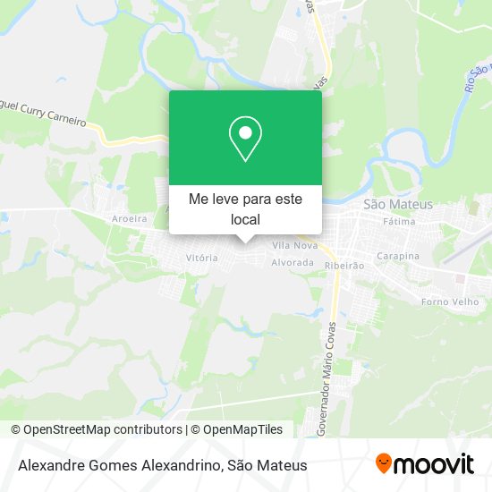 Alexandre Gomes Alexandrino mapa