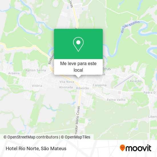 Hotel Rio Norte mapa